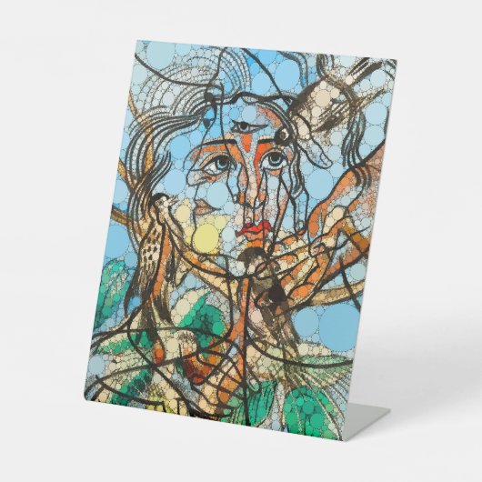 Signe De Table Tarin, points d'infini par Francis Picabia (Recto)