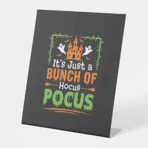 Signe De Table Tas de tours de magie Halloween