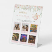 Signe De Table Tea Party Bridal Shower Where Were They (Recto)