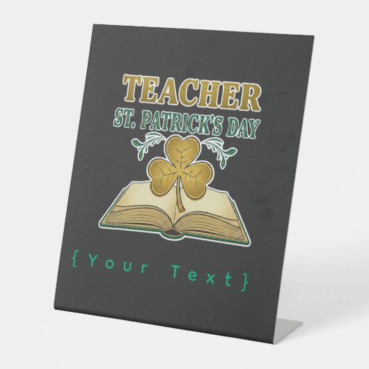 Signe De Table Teacher & Student Class of 2026 - Knowledge is Lig (Recto)