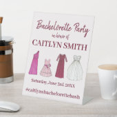 Signe De Table Team Bride Fête des mariées Bachelorette (In SItu)