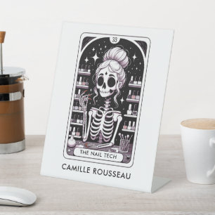 Signe De Table Technicien spécialiste des ongles de Tarot