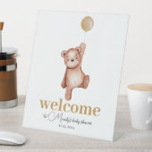 Signe De Table Teddy Bear Sexe Neutre Bienvenue (In SItu)