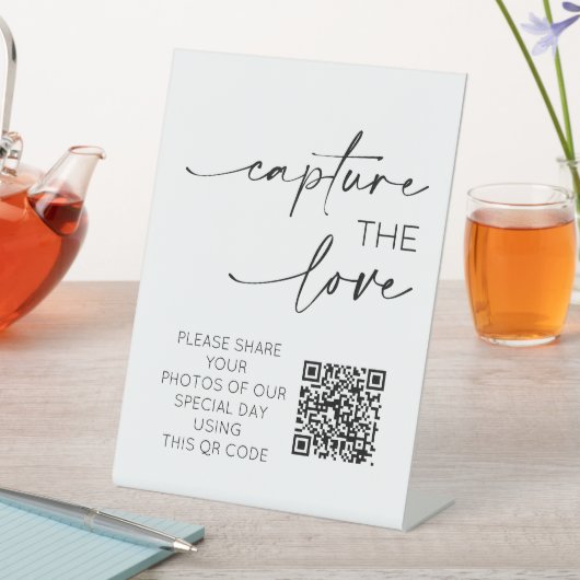 Signe De Table Téléchargement de l'application photo de code QR m (In SItu)