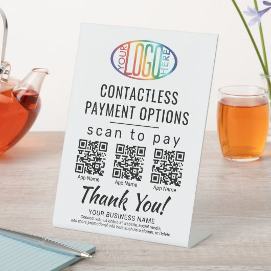 Signe De Table Télécharger les codes QR et le logo 3 applications (In SItu)