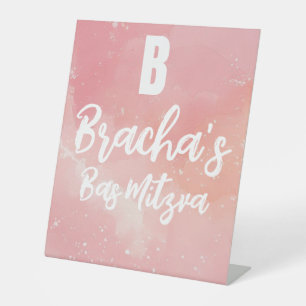 Signe De Table Tenue tie-dye pour anniversaire de bat-mitzvah