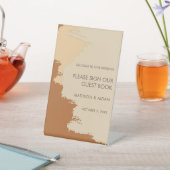 Signe De Table Terracotta Bohemian Watercolor Mariage Bienvenue (In SItu)