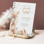 Signe De Table Terracotta et Tequila Mimosa Bar Fête des mariées