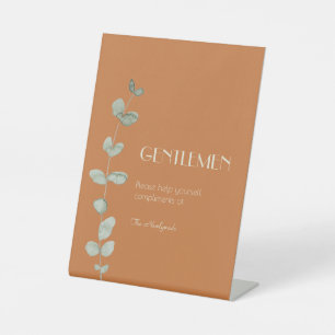 Signe De Table Terracotta Eucalyptus Deco Salle de bain pour homm