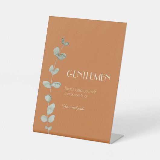 Signe De Table Terracotta Eucalyptus Deco Salle de bain pour homm (Recto)