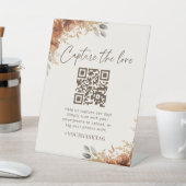 Signe De Table Terracotta Fall Boho Capturez le Mariage d'amour (In SItu)