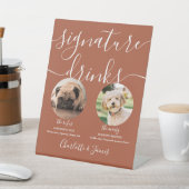 Signe De Table Terracotta Mariage Animaux de compagnie Signature  (In SItu)