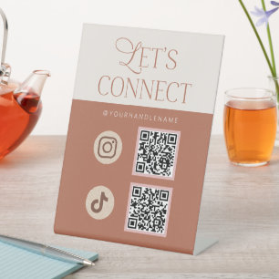 Signe De Table Terracotta Rose d'Ivoire Connectons-nous sur les R
