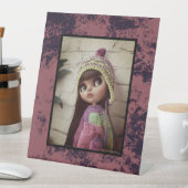 Signe De Table Texture de marbre rouge terracotta  (In SItu)