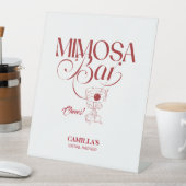 Signe De Table That’s Amore Red Bridal Shower Mimosa Bar (In SItu)