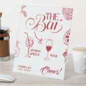 Signe De Table That’s Amore Red Bridal Shower Mimosa Bar (In SItu)