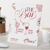 Signe De Table That’s Amore Red Bridal Shower Mimosa Bar (In SItu)