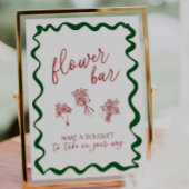 Signe De Table Thats Amore Bridal Shower Flower Bar Make Bouquet