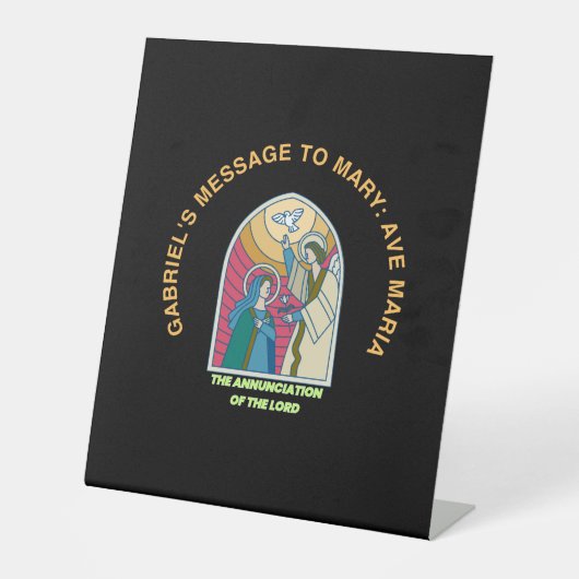 Signe De Table The Annunciation of the Lord (Recto)