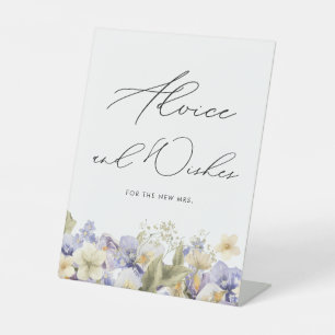 Signe De Table Thé de mariage Invitation et vœux de mariage