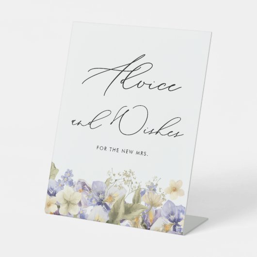 Signe De Table Thé de mariage Thèmes de mariage Conseils & Vœux (Recto)