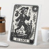 Signe De Table The Fool Tarot Card Art Print (In SItu)