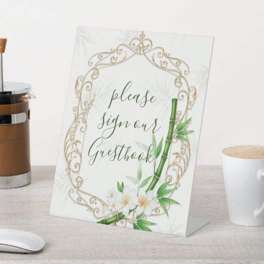 Signe De Table The Tropical Imperial Bamboo Garden Wedding  (In SItu)