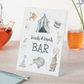 Signe De Table Thème d'anniversaire 1 an Fête de Cirque (In SItu)