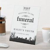 Signe De Table Thème funéraire RIP Années 20 Funny 30e anniversai (In SItu)