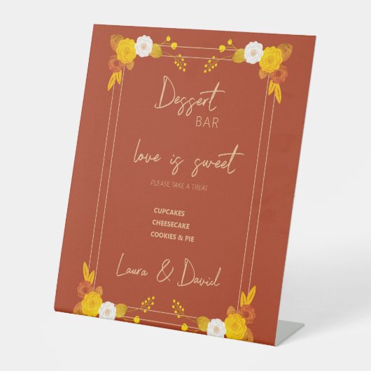 Signe De Table Thème Mariage classique (Recto)