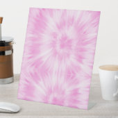 Signe De Table Tiedye rose spirale hippie teint (In SItu)