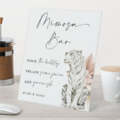 Signe De Table Tigers Boho Tropical Mimosa Bar (In SItu)