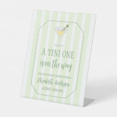 Signe De Table Tini One Baby Shower (Recto)