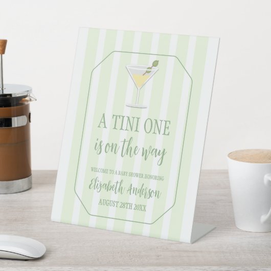 Signe De Table Tini One Baby Shower (In SItu)