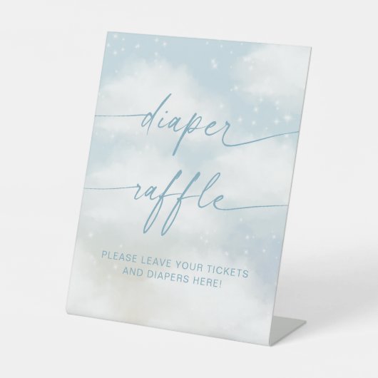 Signe De Table Tirage de couche On Cloud 9 Bleu vibrant (Recto)