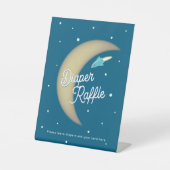 Signe De Table Tirage de couche Rockets & Moon Sarcelle (Recto)