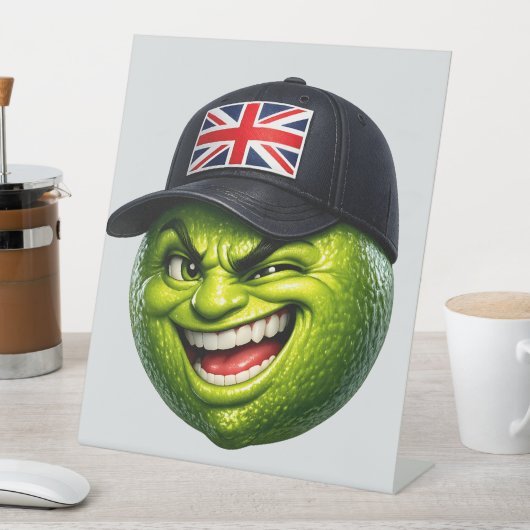 Signe De Table Title Union Jack Wall art (In SItu)