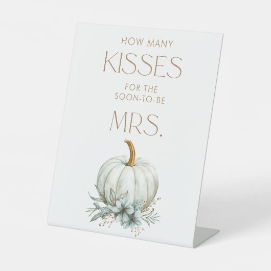 Signe De Table Tomber Dans L'Amour Devine Combien De Baisers (Recto)