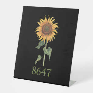 Signe De Table Tournesol 8647 86 47 Subtle Anti Trump Floral Boho
