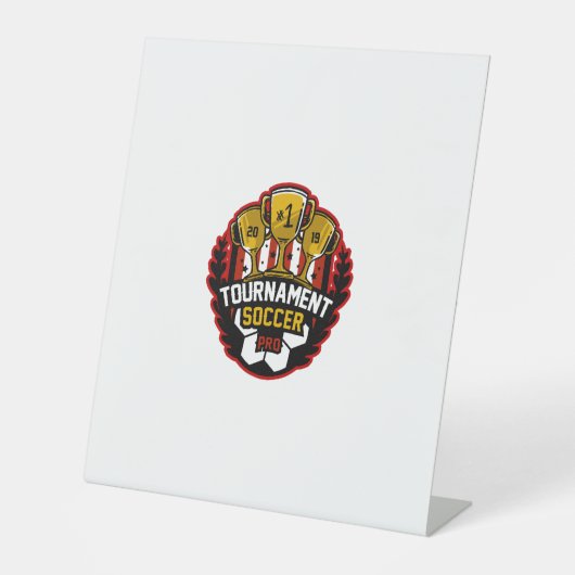 Signe De Table tournoi de football (Recto)