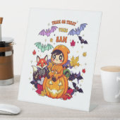 Signe De Table Tous Réservés Pour Halloween Professeur Ghost (In SItu)