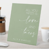 Signe De Table Tout Ce Dont Vous Avez Besoin, C'Est De L'Amour Et (In SItu)