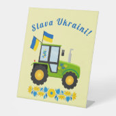 Signe De Table Tracteur Whimsical Ukraine (Recto)
