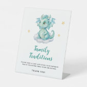Signe De Table Traditions de famille de bébé dragon (Recto)