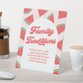 Signe De Table Traditions de la famille des Baby showers de pastè (In SItu)