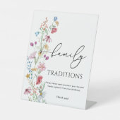 Signe De Table Traditions familiales fleurs sauvages (Recto)