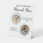 Signe De Table Traite de chien Mariage Favor Biscuit Bar Photo po (Recto)
