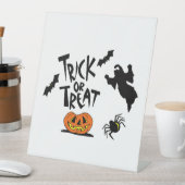 SIGNE DE TABLE TRICK OR TREAT  (In SItu)