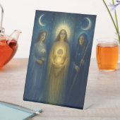 Signe De Table Triptyque féminin divin (In SItu)