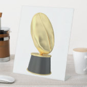Signe De Table Trophée doré avec grain de café (In SItu)